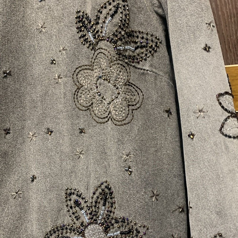 Gray Jean Jacket - image 3